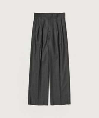 SUPER LIGHT WOOL TWOーTUCK SLACKS