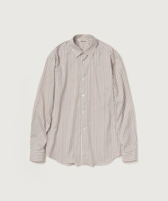 COTTON SILK STRIPE SHIRT A26AS03CS