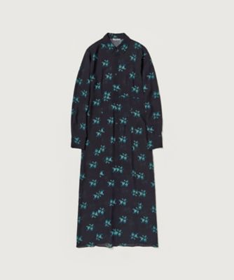 PRINTED AIRY SILK GEORGETTE DRESS