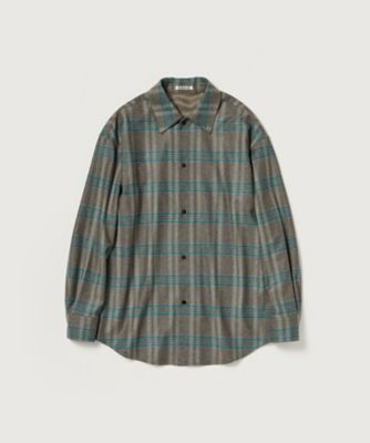 WOOL FULLING FLANNEL SHIRT