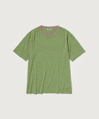 Tシャツ SOFT SMOOTH WOOL STRIPE JERSEY
