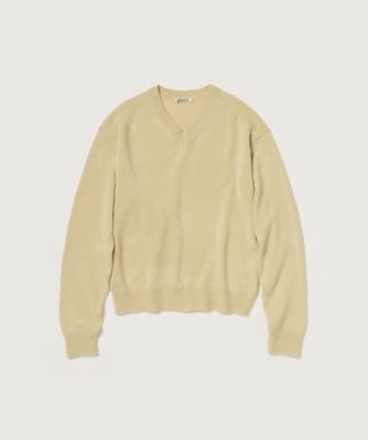 AURALEE カシミア　カシミヤ　ニット③ カシミヤニット LIGHT CASHMERE KNIT VーNECK