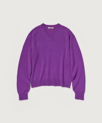カシミヤニット LIGHT CASHMERE KNIT VーNECK
