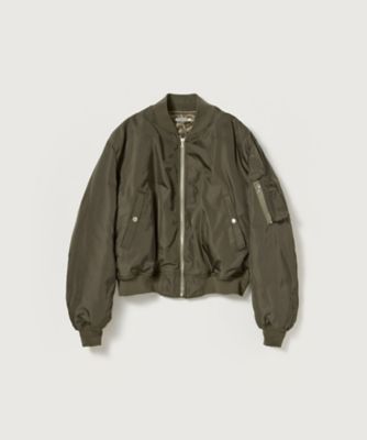 ジャケット・アウター AURALEE HIGH SILK TWILL FLIGHT BLOUSON HIGH DENSITY SILK TWILL FLIGHT