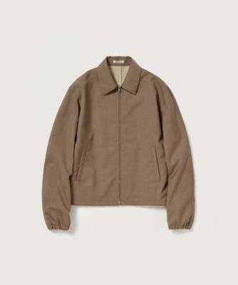ブルゾン BONDED TROPICAL WOOL ZIP