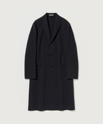 のあ☆伊太利屋★新品❗️アンゴラ入コート コート STRUCTURED WOOL GABARDINE HAND