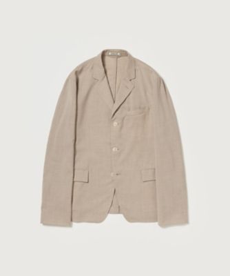ジャケット・アウター aere sheer jacket beige ジャケット SUMMER TWIST CASHMERE PORA