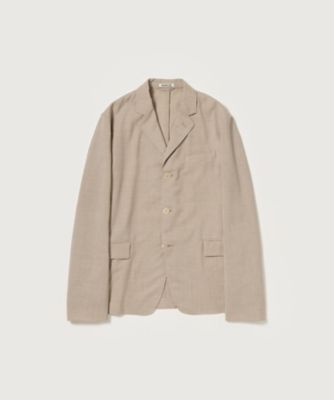 ＜AURALEE (Women)＞ＳＵＭＭＥＲ　ＴＷＩＳＴ　ＣＡＳＨＭＥＲＥ　ＰＯＲＡ　ＪＡＣＫＥＴ　Ａ２６ＳＪ０４ＣＰ