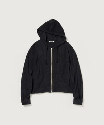 パーカ COTTON NYLON PILE ZIP PARKA
