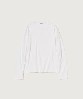 カットソー BRUSHED COTTON JERSEY L／S TEE