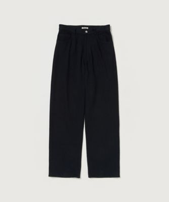 パンツ SILK NEP DENIM 5P WIDE PANTS