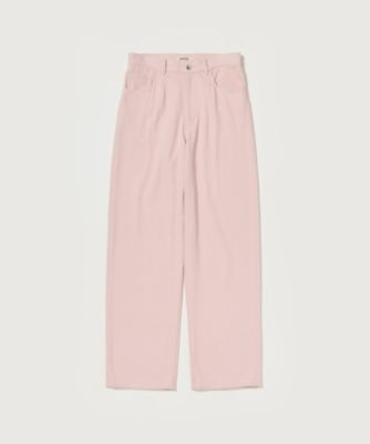 パンツ SILK NEP DENIM 5P WIDE PANTS