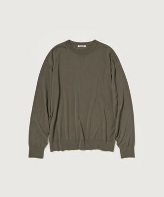 AURALEE 25SS SUPER HIGH GAUGE ニットポロ AURALEE Super Hard Twist High Gauge Knit Polo | 大阪心斎橋のメンズ