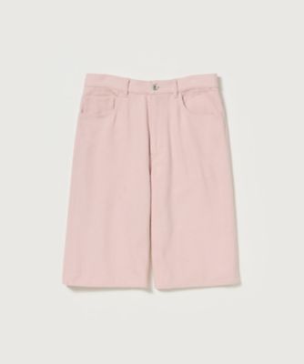新品未使用 AURALEE 2026SS ショートパンツ A26SP02SD 4 ショーツ SILK NEP DENIM 5P WIDE SHORTS