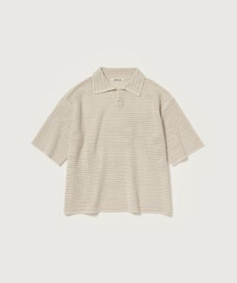 ニット TUSSAH SILK COTTON MESH KNIT
