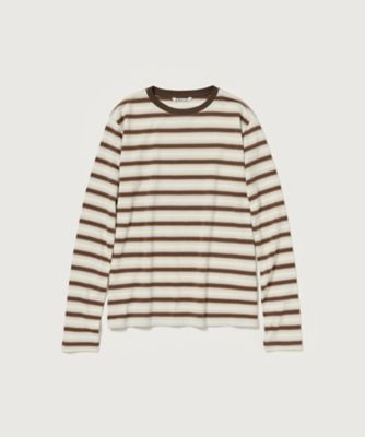 GRADIENT STRIPE JERSEY L／S TEE