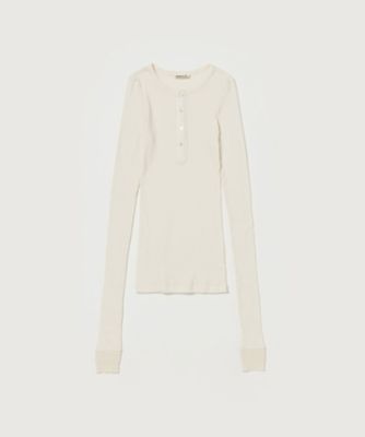 ＜AURALEE (Women)＞＊ＯＲＧＡＮＩＣ　ＳＯＦＴ　ＲＩＢ　ＨＥＮＬＥＹ　ＮＥＣＫ　Ｐ／Ｏ　Ａ２６ＳＰ０３ＯＴ