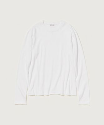 BRUSHED ORGANIC COTTON JERSEY L／S
