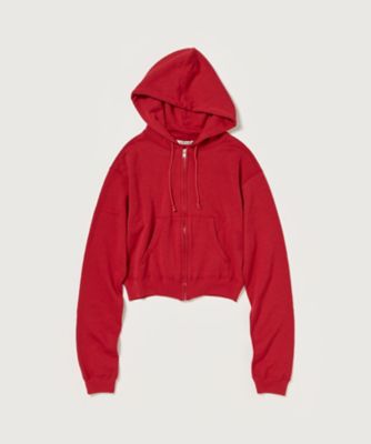 ＜AURALEE (Women)＞ＨＩＧＨ　ＴＷＩＳＴ　ＬＩＧＨＴ　ＳＷＥＡＴ　ＺＩＰ　ＰＡＲＫＡ　Ａ２６ＳＰ０４ＭＵ