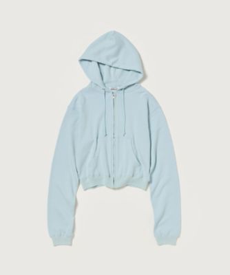 HIGH TWIST LIGHT SWEAT ZIP PARKA