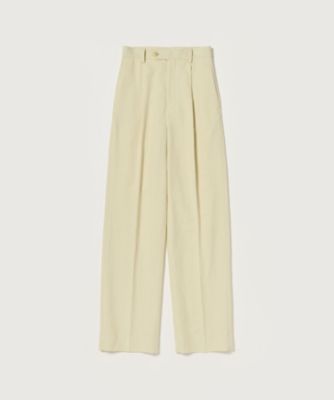 kerori　25AW オリーブ　36 WOOL COTTON LINEN OX ONEーTUCK