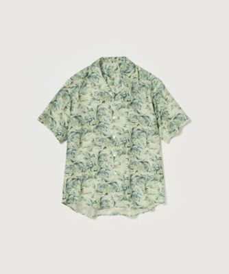 ＜AURALEE (Men)＞カジュアルシャツ　ＰＲＩＮＴＥＤ　ＡＩＲＹ　ＳＩＬＫ　ＨＡＬＦーＳＬＥＥＶＥＤ　ＳＨＩＲＴ　Ａ２６ＳＳ０１ＡＰ