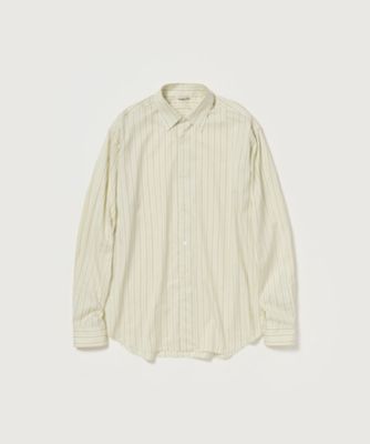 シャツ COTTON SILK STRIPE SHIRT