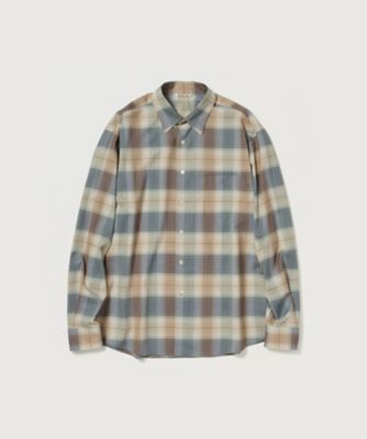 カジュアルシャツ ＊SUPER LIGHT WOOL CHECK