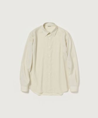 カジュアルシャツ SUPER FINE WOOL STRIPE