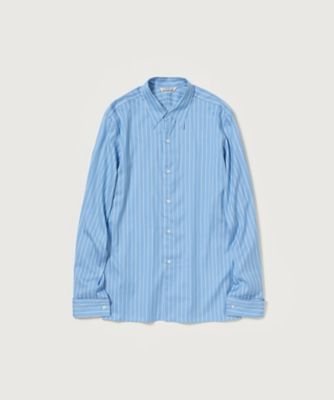 COTTON SILK STRIPE DOUBLEーCUFF