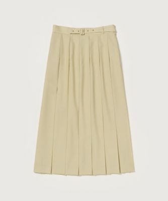 ＜AURALEE (Women)＞ＷＯＯＬ　ＫＩＤ　ＭＯＨＡＩＲ　ＨＯＰＳＡＣＫ　ＰＬＥＡＴＥＤ　ＳＫＩＲＴ　Ａ２６ＳＳ０４ＭＨ