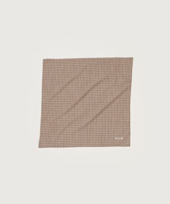 AIRY LIGHT COTTON CHECK SCARF