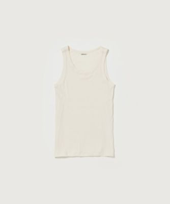 AURALEE (Men)/オーラリー タンクトップ　＊ＯＲＧＡＮＩＣ　ＳＯＦＴ　ＲＩＢ　ＴＡＮＫ　Ａ２６ＳＴ０２ＯＴ