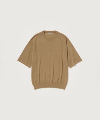 トップス AURALEE Hard Twist Cashmere Knit 5 25ss ニット ＊CASHMERE HARD TWIST KNIT TEE