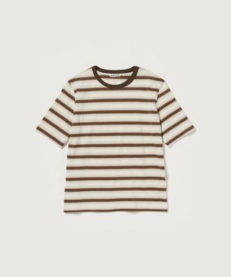 GRADIENT STRIPE JERSEY L／S TEE
