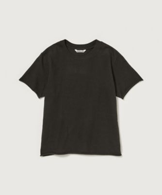 BRUSHED ORGANIC COTTON JERSEY TEE