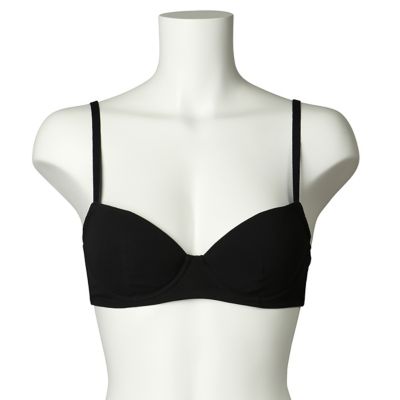 Cristin PLUS Size / Basic Quarter Cup Bra /レザー ランジェリー