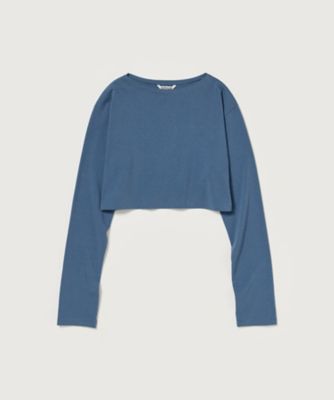 HIGH GAUGE COTTON JERSEY BOAT NECK L 