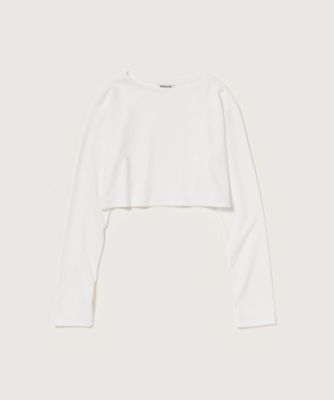 HIGH GAUGE COTTON JERSEY BOAT NECK L